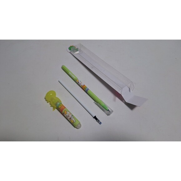 KAP CAT LUCKY DRAGON MULTI INK & TOPPER ERASABLE GEL PEN SET 5 CT LOT NEW - Picture 6 of 6